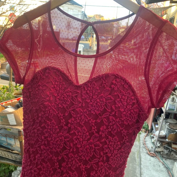 Large size Red Dress - Picture 5 of 7